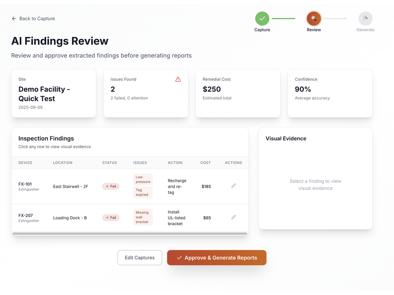 NFPA Fire Safety Inspector - Screenshot 2